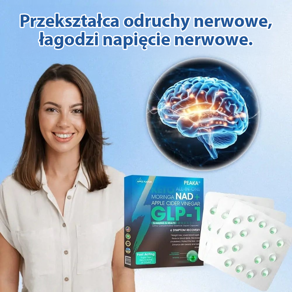 Oficjalny autoryzowany sklep PEAKA® GLP-1 Slimming & Health Ultra Concentrated Essence Liquid Pearls - NAD+ Moringa & ACV & Keto BHB (✅szybkie, długotrwałe, leczące cukrzycę, otyłość i choroby układu krążenia) - ⚡Opracowane przez Obesity Society