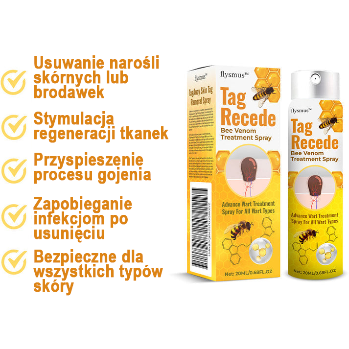 ⭐flysmus™ Sprej z jadem pszczelim do usuwania brodawek i znamion skórnych 🐝🐝🐝