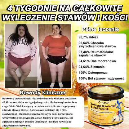 TLOPA® Toksyna botulinowa i jad pszczeli Balsam Łagodzący Ból i Leczenie Kości🐝🌿 (Polecane dla seniorów przez ortopedów)🔥🔥