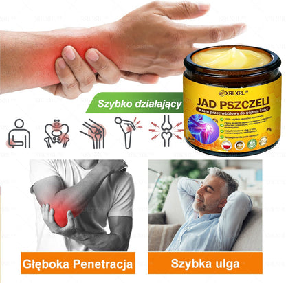 XRLXRL® Jad pszczeli Maść przeciwbólową wspomagającą gojenie kości 🎉🌸(Szczególnie dla osób starszych i zalecane przez EFORT)