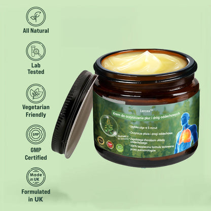 [Noworoczna oferta specjalna] Lercea™ Krem regenerujący płuca z dziewanny - zatwierdzony przez British Thoracic Society w celu wspierania zdrowia płuc👑👑