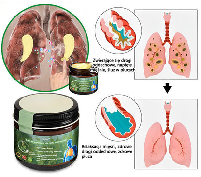 [Noworoczna oferta specjalna] Lercea™ Krem regenerujący płuca z dziewanny - zatwierdzony przez British Thoracic Society w celu wspierania zdrowia płuc👑👑