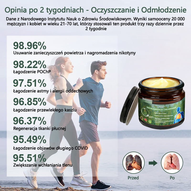 [Noworoczna oferta specjalna] Lercea™ Krem regenerujący płuca z dziewanny - zatwierdzony przez British Thoracic Society w celu wspierania zdrowia płuc👑👑