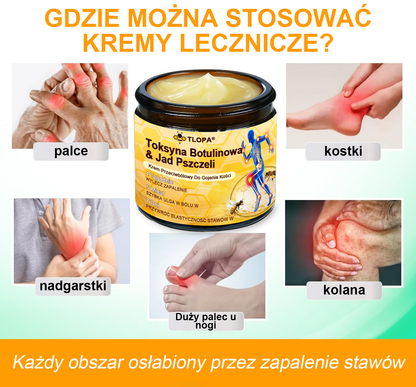 TLOPA® Toksyna botulinowa i jad pszczeli Balsam Łagodzący Ból i Leczenie Kości🐝🌿 (Polecane dla seniorów przez ortopedów)🔥🔥